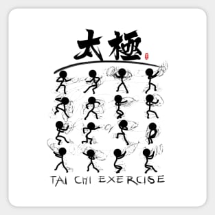 Tai Chi kung fu(功夫) Sticker